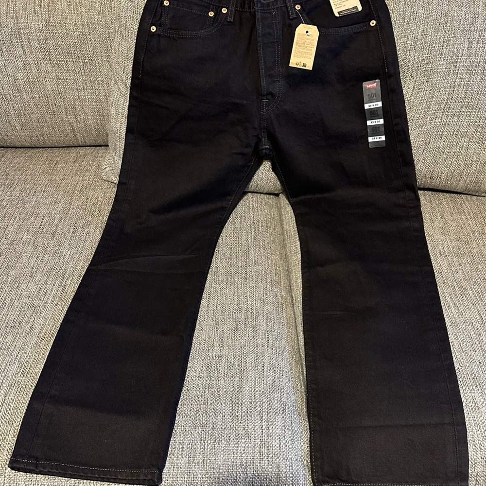 Levi’s 501 Black Original Straight Leg Jeans